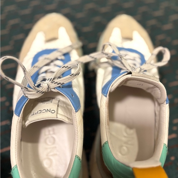 Concept Women's Athletic Shoes - White, Blue, and Tan - Picture 6 of 6